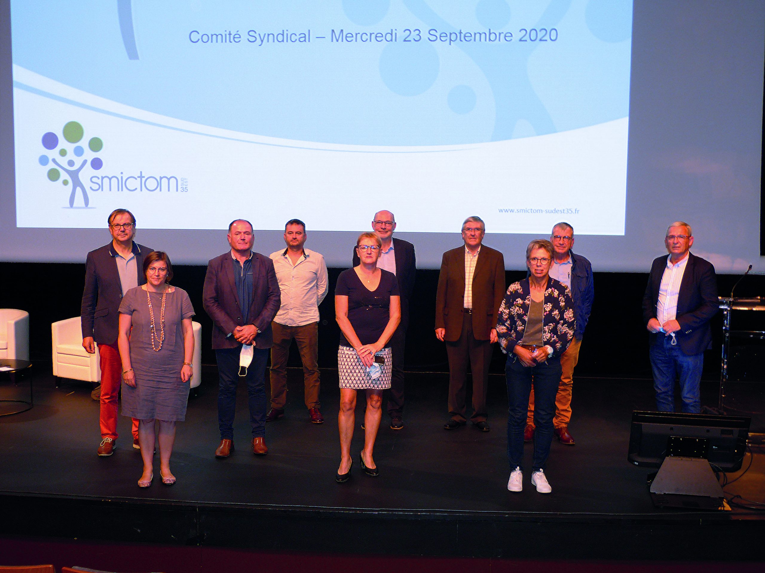 Mise en place du nouveau Président et du Bureau Syndical du SMICTOM
