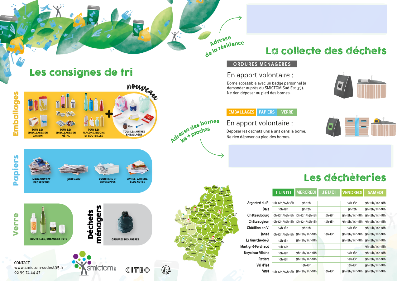 M mo Tri Habitats Collectifs BORNES Smictom Sud Est 35 Smictom 